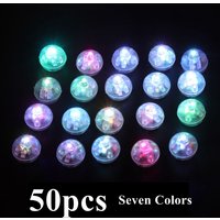 LED electronic luminous round lights, colorful shining small round ball lights, handmade balloon lights, decorative luminous
