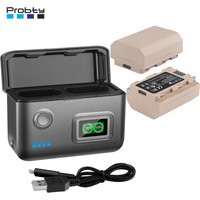 2800mAh NP-FZ100 Battery with USB-C Port For Sony A7 III A7 IV A7C A7R III A7R IV A7R V A7S III A1 A9 A9 II FX3 FX30 A7R3 ZV-E1