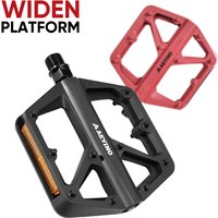 Mountain Bike Flat Pedal Platform Ultralight MTB Road Cycling Footrest Dual Side Anti Slip Pedals for Bicycle BMX Folding Bike