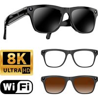 Inteligentne okulary Lenovo AI z kamerą 800W HD 8K do nagrywania zdjęć i wideo, rozmowy głosowe, tłumaczenie, Bluetooth, okulary motocyklowe AI
