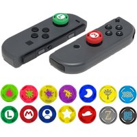 100pcs Silicone Analog Joystick Grips for Nintend Switch JoyCon Controller Thumb Sticks Cap for Switch Lite Cover Accessories