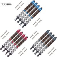 1/10 130mm RC Oil Filled Shock Absorbers Kit for Tamiya TRX4 Axial SCX10 D90 Crawler Car Buggy Car Upgrades Replace Parts