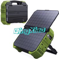 1000W Portable Solar Power Station Built In Solar Panel Emergency Backup Battery For Outdoor Camping Travel Home Display