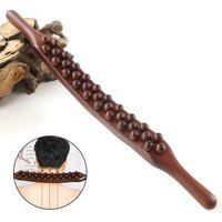 New Universal 37 Beads Back Massage Gua Sha Tool Abdominal Massager - Plastic Tendons Scraping Stick for Relax Therapy Point