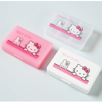Hello Kitty Medicine Box Mini Cute Cartoon Decorative Storage Box Travel Carrying Medicine Box Gift Wholesale