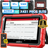 Launch X431 PROS Elite Car Diagnostic Tool OBD2 Diagnostic Scanner for Car Rest Car Diagnosis Car Repair Tool