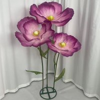 Giant Silk Poppy Flowers | Large Artificial Florals for Window Display, Mall Visual Merchandising & Event Decor