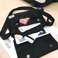 Men Oxford Shoulder Messenger Bags Korean Style Teenager Canvas Male Shoulder Bag Casual Large Capacity Solid Crossbody Bags
