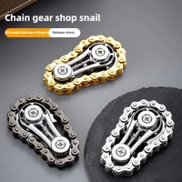 AliExpress MINISO New Sprockets Flywheel Fingertip Gyro Fidget Spinner Antistress Anxiety Metal Bike Chains EDC Spinner Fidget Toys For Adult
