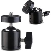 Fill Light Bracket 1/4 Mount Action Camera Head Ball Adapter Cradle Ball Head Lock LED Light Flash Bracket Holder DSLR DV Camera