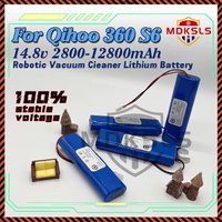 MDKSLS 14.8V 2800mah-12800mAh New 2025 100% Original Battery Pack Used for The Qihoo 360 S6 Robot Vacuum Cleaner of Components