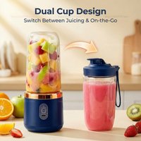 Double Cup Multifunction Usb Fruit Mixers Juicers Portable Electric Juicer Blender Fruit Juicer Cup Food Milkshake Juice Maker