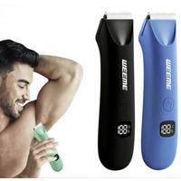 Painless Hair Removal, USB Charging, Lithium Battery, LCD Display, Unisex Precision LED Bikini and Full-body Trimmer for Smooth