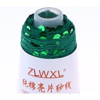 Sequin Cotton Yarn 50g Ball Glitter Thread for DIY Handmade Clothing Accessories Knitting Material Craft