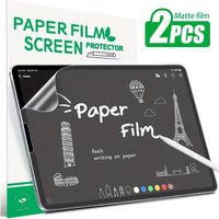 2 szt. Folii ochronnych na ekran iPad z efektem papieru dla iPad Pro 11 10/11 generacji, iPad 7/8/9 generacji, Air 6 4 5 10.9 13 12.9 M2 M3 M4 Mini6 7