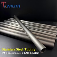 54-63mm Gr2 Tube stainless steel exhaust pipe 350z y pipe stainless steel 1.5mm Wall Thickness Welded Pipe For Car Exhaust