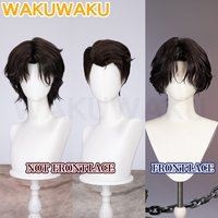 IN STOCK Jayce Wig Game LOL Cosplay WakuWaku Men 28cm Short Hair Arcane Season 2 Jayce Cosplay Front Lace Wig Free Cap Wig