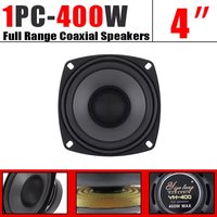 1PC 4 Inch Car Speakers 400W 2-Way Vehicle Door Audio Music Stereo Subwoofer Full Range Frequency Automotive Speakers Woofer