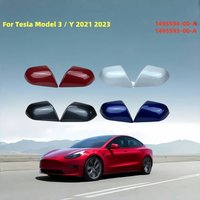 One Pair For Tesla Model 3 / Model Y 2021 2022 2023 Replace Rear View Mirror Covers Accessoires Door Side Mirror Covers