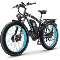 AliExpress NONE KETELES K800 Adult Electric bicycle 1000W*2 Motor 48v23ah Battery Off-Road Electric Bike 26 inch fat tire E-Mountain bike