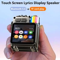 2.4 Inch Wireless Bluetooth5.4 HiFi MP3 Player with Speaker LED Display Full Touch Screen Video Music Player With E-book/record