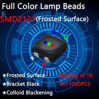 1000 pcs ,SMD2121 full color LED lamp of Frosted suface used for LED display maintenance,Indoor RGB components for display