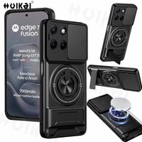 Case For Motorola Moto Edge 70 Fusion Moto Edge 70 Slide Camera Protection Upright Kickstand Shockproof Back Magnetic Cover