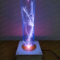 New Tesla Coil Vacuum Lighting Special Magical Cup Magic Prop Creative Lamp Stand Technology Toy