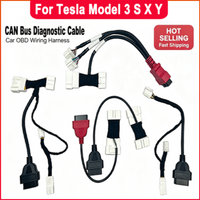 Kabel diagnostyczny CAN Bus z rozdzielaczem 1 na 3 kompatybilny z Tesla Model 3 S X Y do skanera Autel Xtool EV.