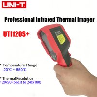 2026 UNI-T UTi120S+ Infrared Thermal Imager 120x90 Pixels -20~550℃ IP54 25Hz for Electrical Troubleshooting Leak Detection