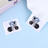 New Astronaut Cycling Bicycle Stickers For Bicycle Frame Top Tube DIY Waterproof Cycling Stickers Road Bikes Frames Stickers