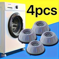 Vibration Pads for Washing Machine Reduce Noise 100% Durable Plastic Stable Support Base with Feet and Wheels for All Appliances