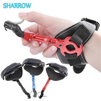 Compound Bow Release Aids Adjustable Length Archery Wristband Releases Thumb Gripper Caliper for Hunting Shooting Accessories