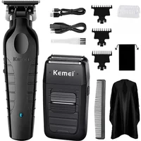 Kemei Professionelle Haarschneidemaschine Kit Elektrorasierer Männliche Haarschneidemaschine Herren Trimmer Maschine KM-2299 KM-1102 Haarschneidemasch