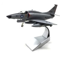 1:72 Scale USMC Skyhawk A-4 Fighter Model and Display Stand Collectible Gifts A4 Alloy Airplane Model Mini Decoration Home