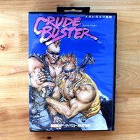 Crude Buster With Japan Box Cover 16bit Retro Game Cartridge For Sega Genesis Megadrive Video Game Consoles