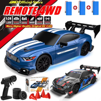 RC Drift Car 4WD Remote Control Car Vehicle with LED Lights Truck 20KM/H High Speed Racing Toy Gift for Adults Boys Girls Kids