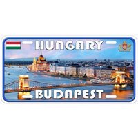 Budapest Hungary BH01 Novelty Car License Plate Aluminum