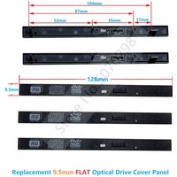lot 10 9.5mm Flat CD DVD-ROM/RW Optical Drive Bezel Faceplate Front Panel Cover for Laptop Tray-load Optical Drive ODD DVD