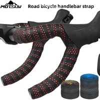 MOTSUV Road Bike Handlebar Tapes Shock-Absorbing Cycling PU EVA Anti-slip Bar Tape Wear-Resistant Bicycle Strap Bike Accessories