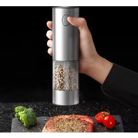1/2pcs Automatic Pepper Grinder Salt And Pepper Grinder USB Rechargeable Adjustable Coarseness Spice Mill for Kitchen Tool