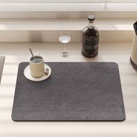 VIKAMA Minimalist Tie Dye Coffee Machine Mat, Quick Drying, Anti Slip, Heat-Insulating, Kitchen Countertop, Tableware Drain Mat