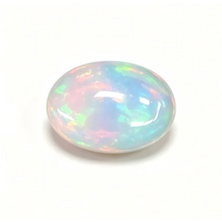 Factory Wholesale 100% Real Natural Strong Scintillation Oval Opal Shape Gemstone Loose Gems Diy Material for Jewelry