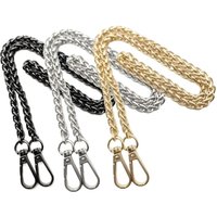 40/120cm Metal Aluminum Bag Chain Replacement Parts Accessories for Hand-Women Shoulder Handbag DIY Handmade Detachable Straps