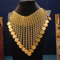 New Tassels Gold Plated Coin Necklace for Women Turkish Bridal Chains Necklaces Ethinc Wedding Jewelry Bride Gifts