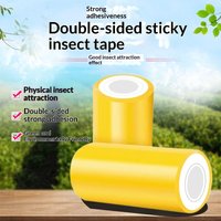 1 Roll Trap 10 Meters Yellow Double-sided Proof Tape Garden Pest Control Prevent Aphids Ants Moths Climbing.