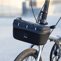 Folding Bicycle Handbag 4L EVA Hard Shell Bicycle Front Bag Quick Release Bike Handlebar Bag for Brompton/JAVA NEO Folding Bike