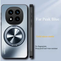 For Redmi-NOTE 14 PRO Plus 4G 5G Case Luxury Matte Stand PC Cover For Redmi NOTE14 PROPlus Shockproof Bumper Funda