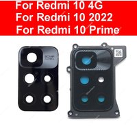 For Xiaomi Redmi 10 2022 Prime 4G Camera Glass Lens Frame Rear Camera Glass Lens Holder Cell Phone Spare Replacement Parts