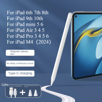 For iPad Pencil with Palm Rejection Tilt,for Apple Pencil 2 2018-2025 Stylus Pen iPad Pro 11 12.9 13 Air 4/5 7/8/9/10th M4